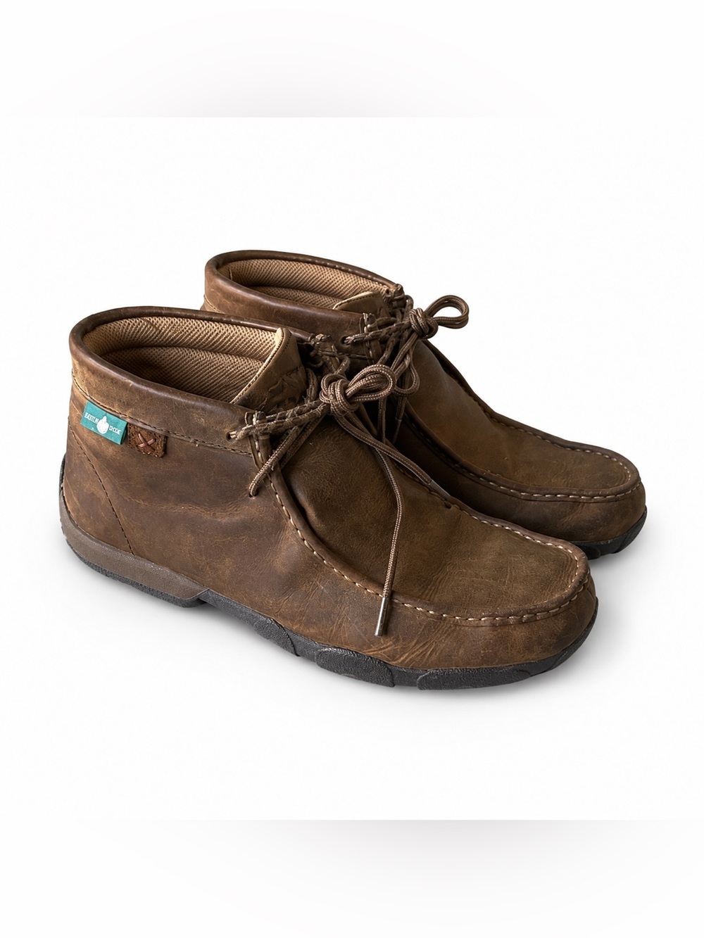 Twisted X Driving Moc Waterproof Chukka Boots Men’s 9.5W Leather MDMW001